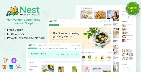 Nest -Site eCommerce de ventes des produits agricoles